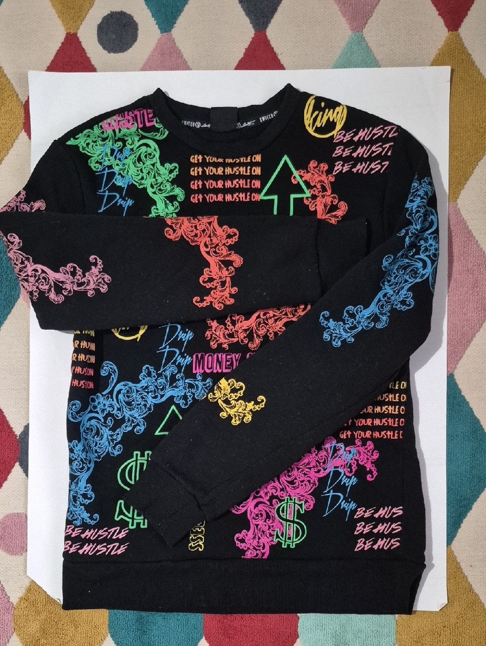 Switch Remarkable "Time Is Money" Graphic Sweatshirt.
